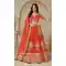 Women Rust Wedding Lehenga Silk Elephant Zari Work - 13661213934