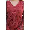 Buy Plus Size Red Cotton Salwar Suit for Eid – FHRT13677214008