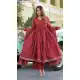 Red Cotton Digital Salwar Suit – FH214008