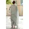 Buy Plus Size Grey Cotton Salwar Suit for Eid – FHRT13677214010