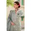 Buy Plus Size Grey Cotton Salwar Suit for Eid – FHRT13677214010