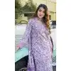 Buy Plus Size Light Purple Cotton Salwar Suit for Eid – FHRT13677214011