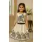 Girls Off White Linen Lehenga Choli – FH214046