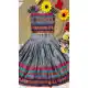 Girls Grey Lichi Silk Lehenga Choli – FH214049