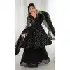 Buy Plus Size Black Crunchy Silk Eid Sharara Suit – FH214075