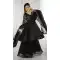 Black Crunchy Silk Festive Sharara Suit – FH214075