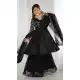 Black Crunchy Silk Festive Sharara Suit – FH214075