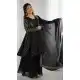 Black Crunchy Silk Festive Sharara Suit – FH214075