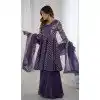 Buy Plus Size Purple Crunchy Silk Eid Sharara Suit – FH214077