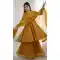 Yellow Crunchy Silk Festive Sharara Suit – FH214079