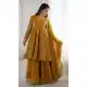 Yellow Crunchy Silk Festive Sharara Suit – FH214079