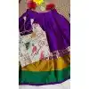 Get Purple Lichi Silk Kids Lehenga Choli | Jacquard – FH214084
