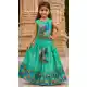Blue Chinon Kids Lehenga Choli – FH214085