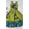 Grab Green Chinon Kids Party Lehenga Choli – FH214086