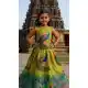 Green Chinon Digital Print Kids Lehenga Choli – FH214086