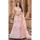 Light Pink Soft Net Lehenga Choli with Zari Mirror – FH214177