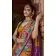 Mustard Silk Printed Saree for Women – 214185