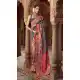 Dark Grey Silk Printed Saree for Women – 214186