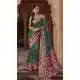 Green Silk Printed Saree for Women – 214189