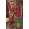Buy Pink Silk Plus Size Saree with Printed Design – 214190