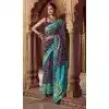 Shop Wine Silk Printed Work Plus Size Saree for Women – 214191