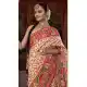 Cream Silk Printed Saree for Women – 214192