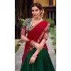 Buy Green Aastha Silk Plus Size Designer Lehenga Choli for Women – 214224