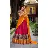 Buy Pink Aastha Silk Plus Size Festive Lehenga Choli for Women – 214226