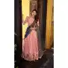 Shop Light Pink Dhupion Silk Plus Size Designer Lehenga Choli Online – 214359