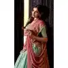 Buy Sky Blue Dhupion Silk Plus Size Wedding Lehenga Choli Online – 214360