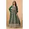 Green Faux Georgette Heavy Work Anarkali Suit – 214248