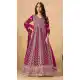 Pink Faux Georgette Heavy Work Anarkali Suit – 214251