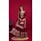 Maroon Heavy Embroidered Chinnon Silk Sharara Suit – 214426
