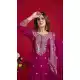 Pink Chinnon Silk Sharara Suit with Rich Embroidery – 214427