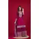 Pink Chinnon Silk Sharara Suit with Rich Embroidery – 214427