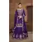 Purple Vichitra Silk Lehenga Suit with Rich Work – 214452