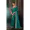 Teal Blue Georgette Embroidery Designer Saree – 214545