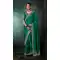 Teal Green Georgette Embroidered Saree – 214548