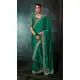 Teal Green Georgette Embroidered Saree – 214548