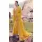 Yellow Pure Tissue Embroidery Work Designer Saree – 214768