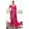 Rani Pink Satin Silk Designer Saree with Embroidery – 214769