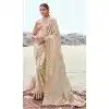 Buy Chiku Pure Tissue Embroidery Saree Plus Size Online – 214771