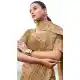 Chiku Satin Silk Designer Saree with Rich Embroidery – 214774