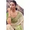 Shop Green Shaded Pure Tissue Saree Plus Size Online – 214776
