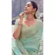 Sky Blue Pure Tissue Embroidered Designer Saree – 214778