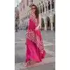 Shop Elegant Pink Crepe Beaded Palazzo Suit Plus Size – 214927