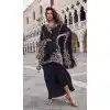 Shop Black Premium Crepe Palazzo Suit Plus Size Online – 214929