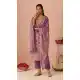 Lavender Silk Pakistani Suit Zari Embroidery – 214971