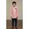 Stylish Pink Jute Silk Boys Indo Western – 215032