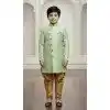 Green Jute Silk Boy Indo Western Outfit Shop Now 215033